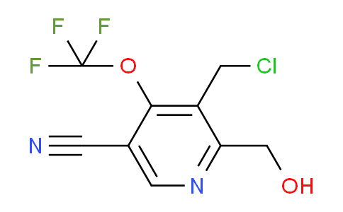 3-(Chloromethyl)-5-cyano-4-(trifluoromethoxy)pyridine-2-methanol