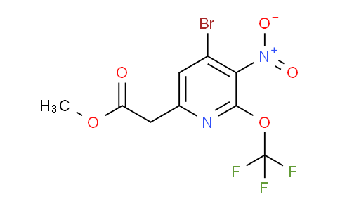 AM22693 | 1806125-27-8 | Methyl 4-bromo-3-nitro-2-(trifluoromethoxy)pyridine-6-acetate