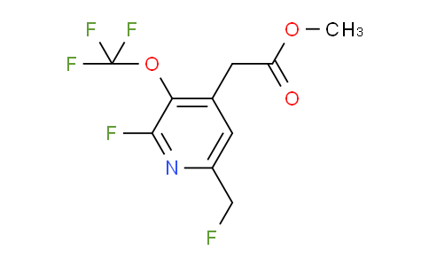 Methyl 2-fluoro-6-(fluoromethyl)-3-(trifluoromethoxy)pyridine-4-acetate