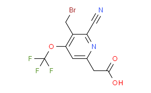 AM226941 | 1804321-62-7 | 3-(Bromomethyl)-2-cyano-4-(trifluoromethoxy)pyridine-6-acetic acid
