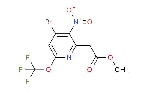 AM22695 | 1804619-07-5 | Methyl 4-bromo-3-nitro-6-(trifluoromethoxy)pyridine-2-acetate