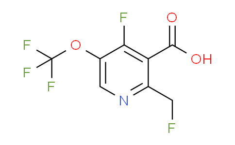 AM226968 | 1804744-24-8 | 4-Fluoro-2-(fluoromethyl)-5-(trifluoromethoxy)pyridine-3-carboxylic acid