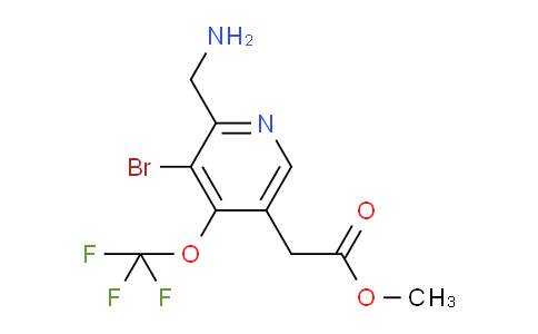 AM22699 | 1804619-91-7 | Methyl 2-(aminomethyl)-3-bromo-4-(trifluoromethoxy)pyridine-5-acetate