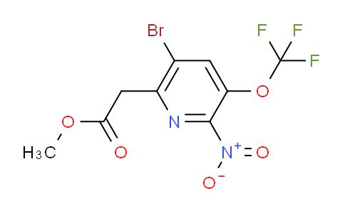 AM22700 | 1804568-23-7 | Methyl 5-bromo-2-nitro-3-(trifluoromethoxy)pyridine-6-acetate