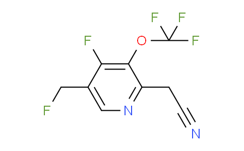 4-Fluoro-5-(fluoromethyl)-3-(trifluoromethoxy)pyridine-2-acetonitrile