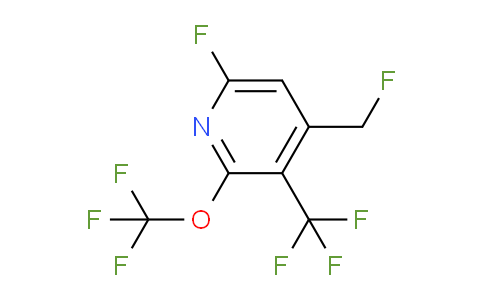 6-Fluoro-4-(fluoromethyl)-2-(trifluoromethoxy)-3-(trifluoromethyl)pyridine