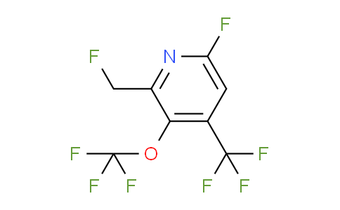 6-Fluoro-2-(fluoromethyl)-3-(trifluoromethoxy)-4-(trifluoromethyl)pyridine