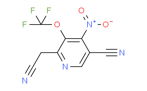 5-Cyano-4-nitro-3-(trifluoromethoxy)pyridine-2-acetonitrile