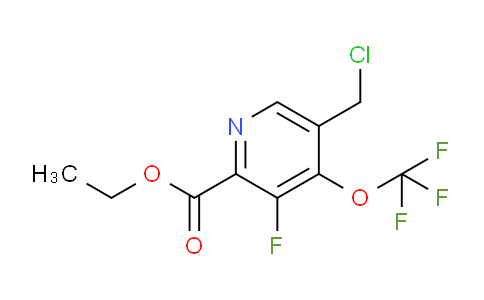 Ethyl 5-(chloromethyl)-3-fluoro-4-(trifluoromethoxy)pyridine-2-carboxylate