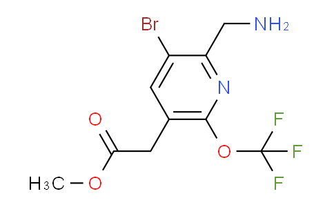 AM22705 | 1806096-16-1 | Methyl 2-(aminomethyl)-3-bromo-6-(trifluoromethoxy)pyridine-5-acetate