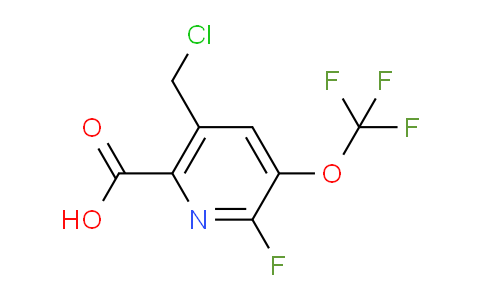 AM227053 | 1803681-08-4 | 5-(Chloromethyl)-2-fluoro-3-(trifluoromethoxy)pyridine-6-carboxylic acid