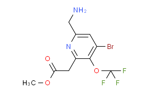 AM22707 | 1806096-23-0 | Methyl 6-(aminomethyl)-4-bromo-3-(trifluoromethoxy)pyridine-2-acetate