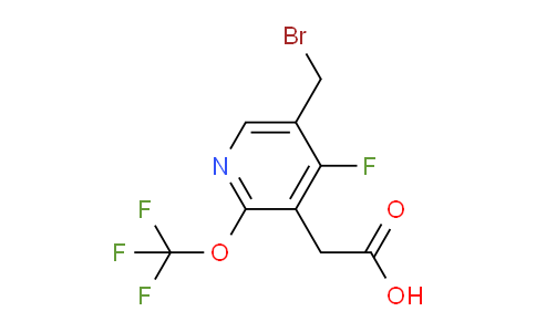 AM227083 | 1804643-79-5 | 5-(Bromomethyl)-4-fluoro-2-(trifluoromethoxy)pyridine-3-acetic acid