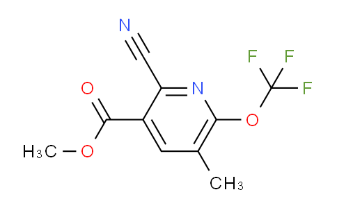AM227087 | 1803624-93-2 | Methyl 2-cyano-5-methyl-6-(trifluoromethoxy)pyridine-3-carboxylate