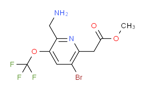 AM22709 | 1804398-43-3 | Methyl 2-(aminomethyl)-5-bromo-3-(trifluoromethoxy)pyridine-6-acetate