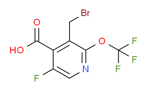 3-(Bromomethyl)-5-fluoro-2-(trifluoromethoxy)pyridine-4-carboxylic acid