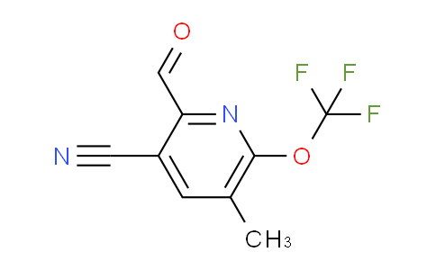3-Cyano-5-methyl-6-(trifluoromethoxy)pyridine-2-carboxaldehyde
