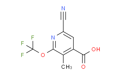 AM227101 | 1803618-95-2 | 6-Cyano-3-methyl-2-(trifluoromethoxy)pyridine-4-carboxylic acid