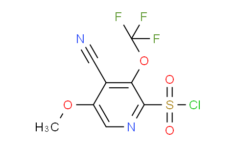 AM227136 | 1804335-13-4 | 4-Cyano-5-methoxy-3-(trifluoromethoxy)pyridine-2-sulfonyl chloride