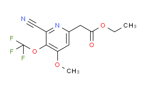 AM227148 | 1804333-67-2 | Ethyl 2-cyano-4-methoxy-3-(trifluoromethoxy)pyridine-6-acetate