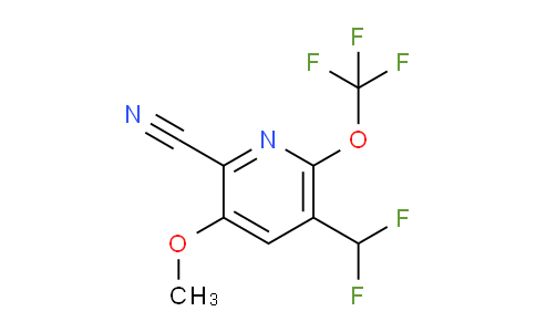 AM227183 | 1804788-26-8 | 2-Cyano-5-(difluoromethyl)-3-methoxy-6-(trifluoromethoxy)pyridine