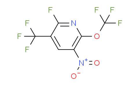 2-Fluoro-5-nitro-6-(trifluoromethoxy)-3-(trifluoromethyl)pyridine
