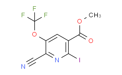 Methyl 2-cyano-6-iodo-3-(trifluoromethoxy)pyridine-5-carboxylate