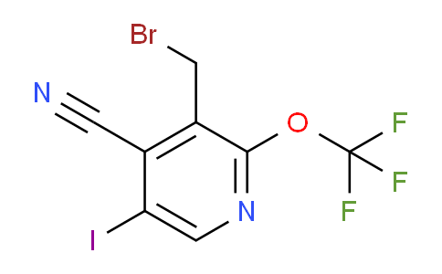 3-(Bromomethyl)-4-cyano-5-iodo-2-(trifluoromethoxy)pyridine