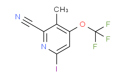 2-Cyano-6-iodo-3-methyl-4-(trifluoromethoxy)pyridine