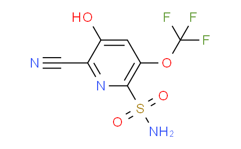 2-Cyano-3-hydroxy-5-(trifluoromethoxy)pyridine-6-sulfonamide