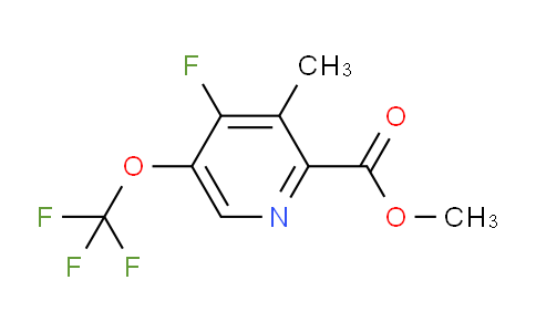 AM227265 | 1804316-98-0 | Methyl 4-fluoro-3-methyl-5-(trifluoromethoxy)pyridine-2-carboxylate