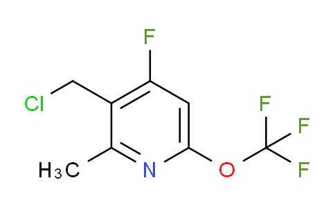 3-(Chloromethyl)-4-fluoro-2-methyl-6-(trifluoromethoxy)pyridine