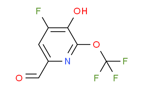 4-Fluoro-3-hydroxy-2-(trifluoromethoxy)pyridine-6-carboxaldehyde