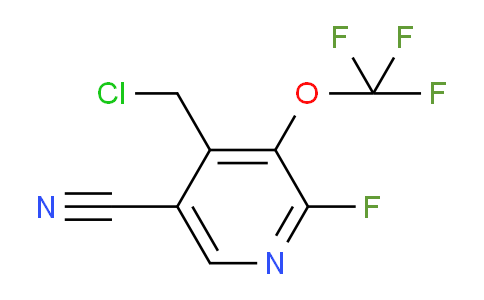 4-(Chloromethyl)-5-cyano-2-fluoro-3-(trifluoromethoxy)pyridine