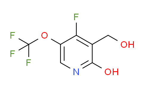 4-Fluoro-2-hydroxy-5-(trifluoromethoxy)pyridine-3-methanol