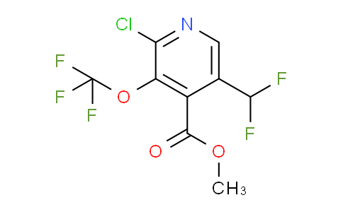 Methyl 2-chloro-5-(difluoromethyl)-3-(trifluoromethoxy)pyridine-4-carboxylate