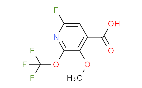 AM227349 | 1804625-49-7 | 6-Fluoro-3-methoxy-2-(trifluoromethoxy)pyridine-4-carboxylic acid