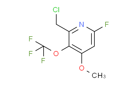 2-(Chloromethyl)-6-fluoro-4-methoxy-3-(trifluoromethoxy)pyridine