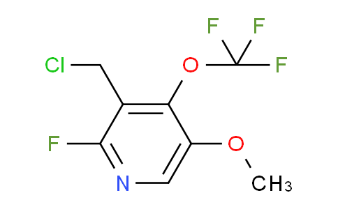 3-(Chloromethyl)-2-fluoro-5-methoxy-4-(trifluoromethoxy)pyridine