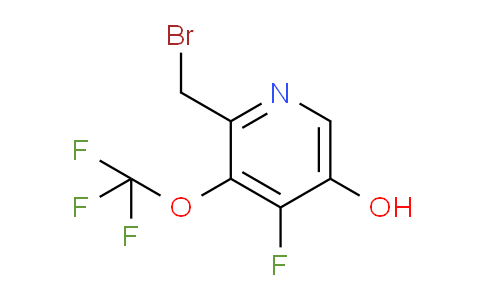 2-(Bromomethyl)-4-fluoro-5-hydroxy-3-(trifluoromethoxy)pyridine