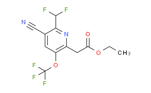 AM227478 | 1804626-23-0 | Ethyl 3-cyano-2-(difluoromethyl)-5-(trifluoromethoxy)pyridine-6-acetate