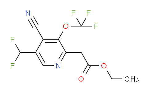 AM227481 | 1804323-54-3 | Ethyl 4-cyano-5-(difluoromethyl)-3-(trifluoromethoxy)pyridine-2-acetate