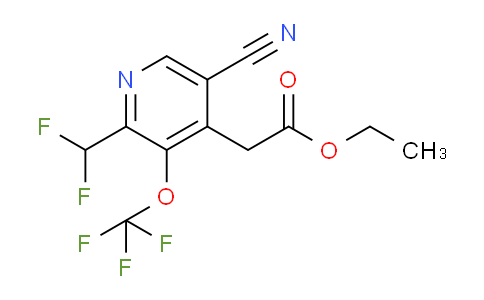 AM227482 | 1806075-42-2 | Ethyl 5-cyano-2-(difluoromethyl)-3-(trifluoromethoxy)pyridine-4-acetate