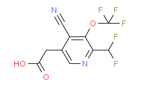 AM227483 | 1804739-89-6 | 4-Cyano-2-(difluoromethyl)-3-(trifluoromethoxy)pyridine-5-acetic acid