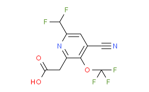 AM227484 | 1804451-05-5 | 4-Cyano-6-(difluoromethyl)-3-(trifluoromethoxy)pyridine-2-acetic acid