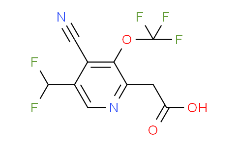 AM227485 | 1804323-09-8 | 4-Cyano-5-(difluoromethyl)-3-(trifluoromethoxy)pyridine-2-acetic acid