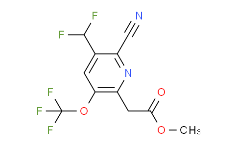 AM227486 | 1805927-12-1 | Methyl 2-cyano-3-(difluoromethyl)-5-(trifluoromethoxy)pyridine-6-acetate