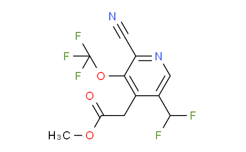 AM227487 | 1803683-70-6 | Methyl 2-cyano-5-(difluoromethyl)-3-(trifluoromethoxy)pyridine-4-acetate