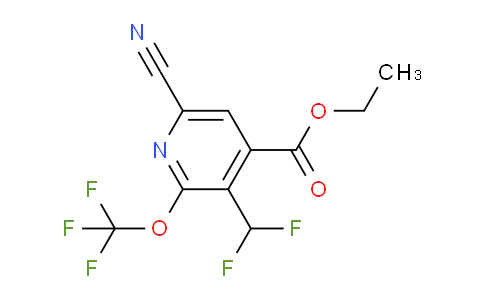 AM227490 | 1806075-05-7 | Ethyl 6-cyano-3-(difluoromethyl)-2-(trifluoromethoxy)pyridine-4-carboxylate