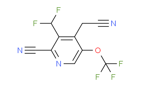 AM227497 | 1804739-32-9 | 2-Cyano-3-(difluoromethyl)-5-(trifluoromethoxy)pyridine-4-acetonitrile